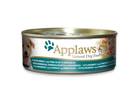 【Applaws】狗肉絲湯罐 – 雞柳, 吞拿魚, 蔬菜 (156g  一箱) Discount