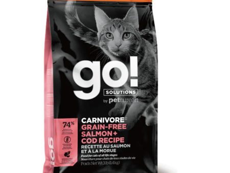 Go! Solutions™ 活力營養無穀物系列 三文魚+鱈魚 - 貓糧配方 Hot on Sale