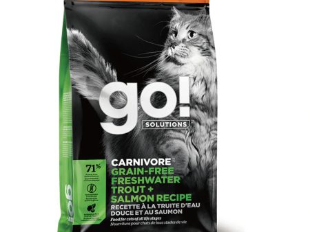 Go! Solutions™ 活力營養無穀物系列 淡水鱒魚+三文魚 - 貓糧配方 Cheap