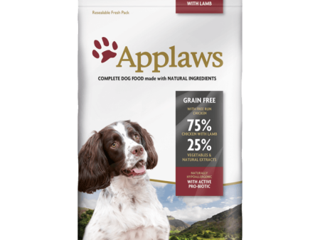 【Applaws】成犬無穀物狗糧 - 雞肉羊肉配方 2kg Online now