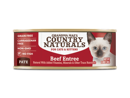 Country Naturals 貓罐頭 - 無添卡無穀物｜鮮牛肉【肉泥】 Online