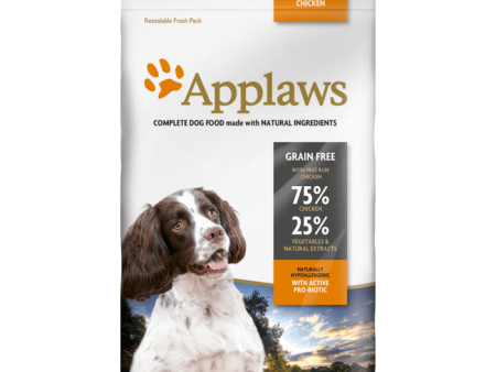 【Applaws】成犬無穀物狗糧 - 雞肉配方 - 2kg Supply