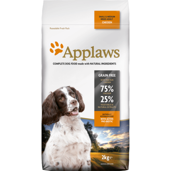 【Applaws】成犬無穀物狗糧 - 雞肉配方 - 2kg Supply