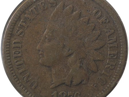 1876 USA Cent VG-F (VG-10) $ Fashion