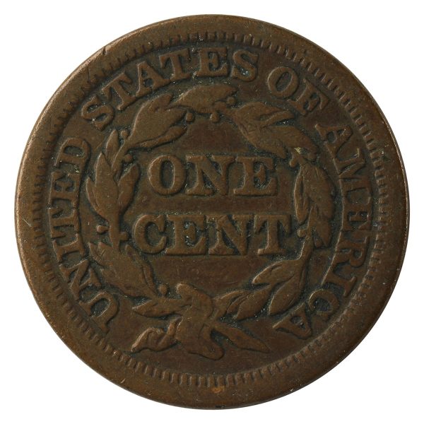 1847 USA Cent Fine (F-12) Discount