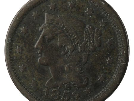 1853 USA Cent Very Fine (VF-20) For Sale