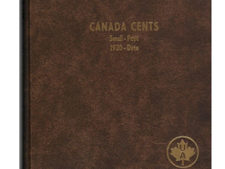 (Pre-Order) Small Cents Canada 1-cent 1920-Date Unimaster Brown Vinyl Coin Binders For Sale