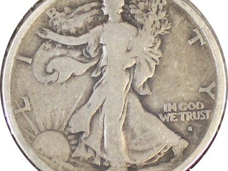 1917 S Obverse Mintmark USA Half Dollar Very Good (VG-8) For Discount