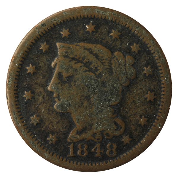 1848 USA Cent G-VG (G-6) Supply