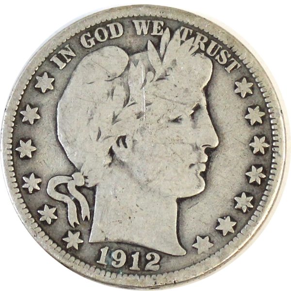 1912 USA Half Dollar Very Good (VG-8) Supply