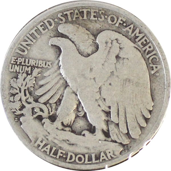 1918 S USA Half Dollar G-VG (G-6) Fashion