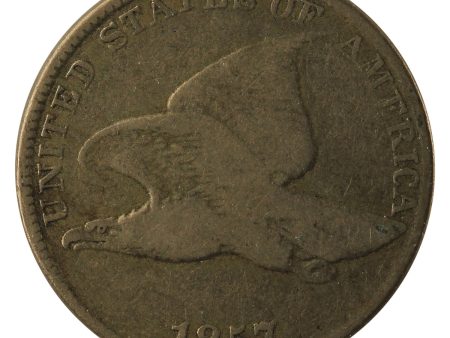 1857 Flying Eagle USA Cent Very Good (VG-8) Online Hot Sale