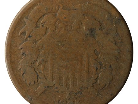 1865 USA 2 Cents About Good (AG-3) Online Hot Sale