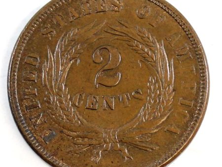 1865 USA 2 Cents UNC+ (MS-62) $ Online Sale