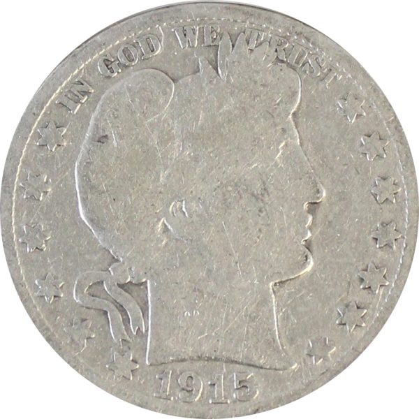 1915 D USA Half Dollar About Good (AG-3) For Cheap