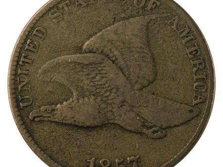 1857 Flying Eagle USA Cent Fine (F-12) For Cheap