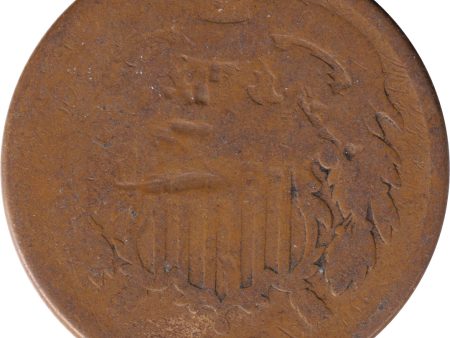 1865 USA 2 Cents Poor Cheap