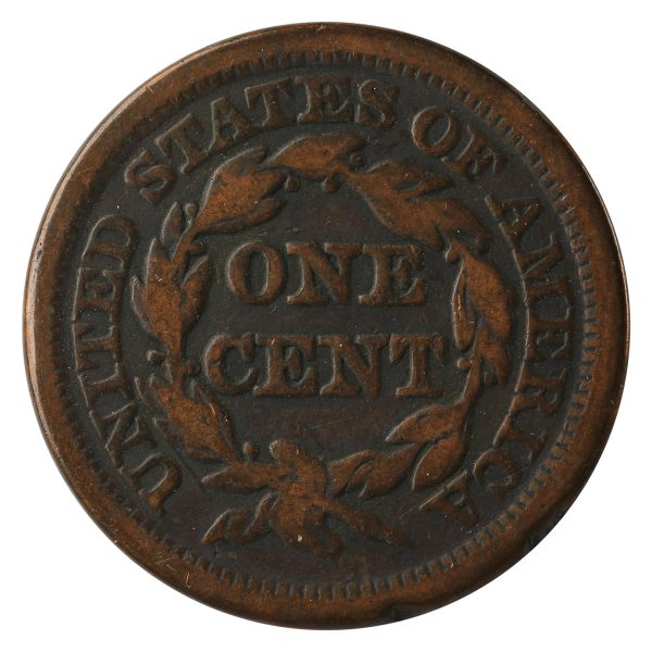 1848 USA Cent VG-F (VG-10) Cheap