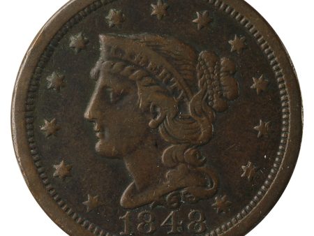 1848 USA Cent Very Fine (VF-20) Discount