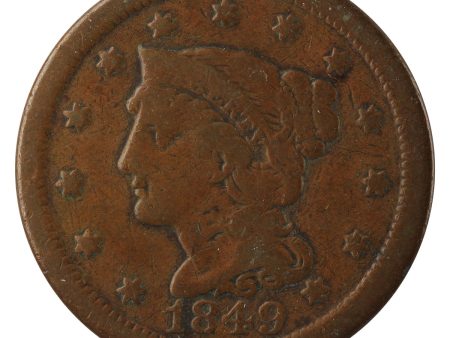 1849 USA Cent VG-F (VG-10) Supply