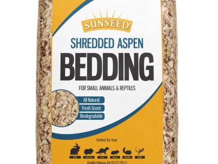 Sunseed Shredded Aspen Bedding 1200 cu in Online Sale