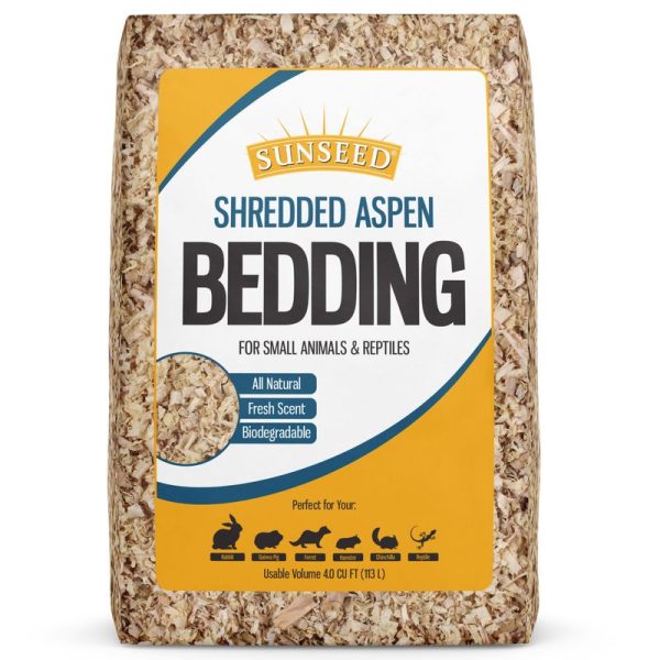 Sunseed Shredded Aspen Bedding 1200 cu in Online Sale