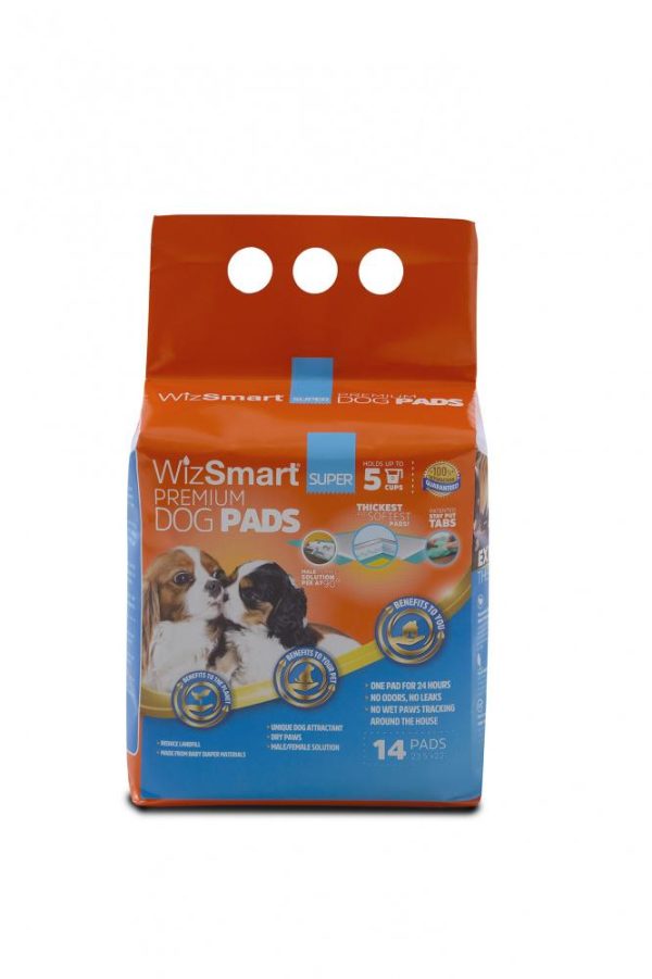 WizSmart Super All Day Dry Premium Dog Pads For Sale